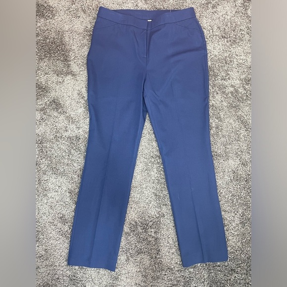 Chico's Pants - Chico’s blue cotton blend dress pants trousers women’s size 12 Chicos 2